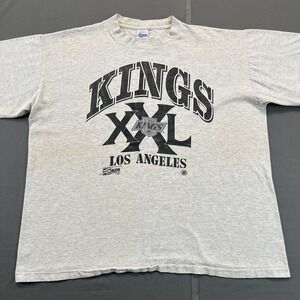Vintage Salem Los Angeles Kings NHL Hockey Single Stitch T-Shirt 1990 size XL